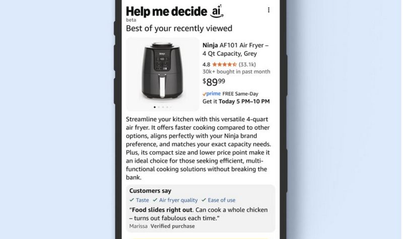 Amazon lansira novu AI funkciju za kupovinu .